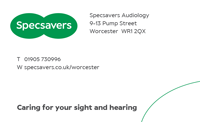 Specsavers Store Card Button